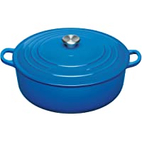 LE CREUSET 21152302002460 Gourmet - Olla para estofados (Redonda- 30 cm)- Color Azul